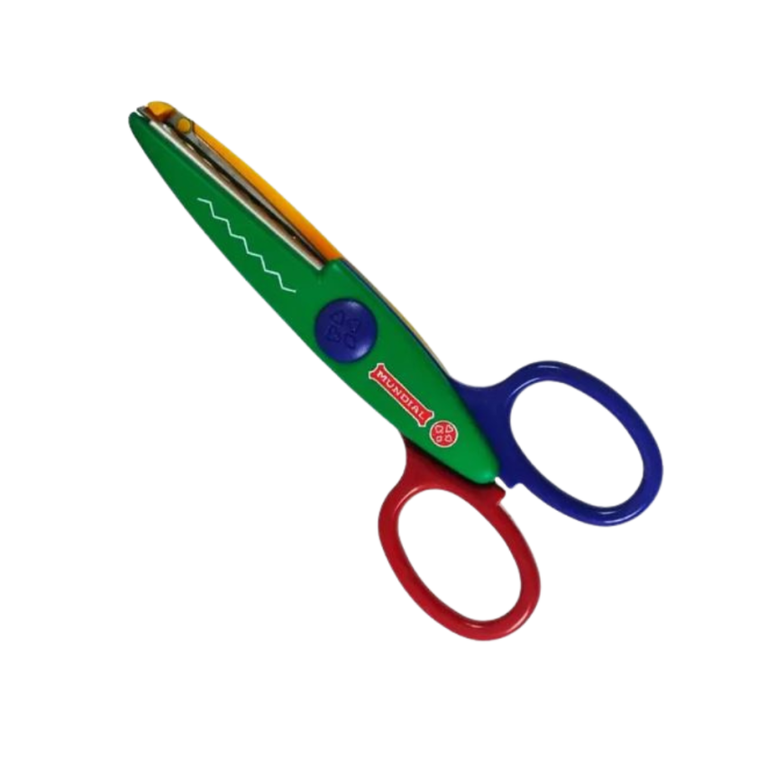 Tesoura Picotar Escolar 16cm 585/06  Mundial