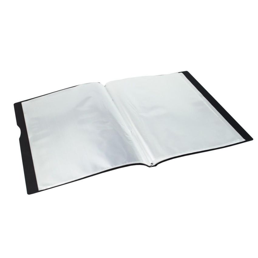 Pasta Catalogo a4 Executive Preta C/30 Plasticos 6056.p.0020 Dello