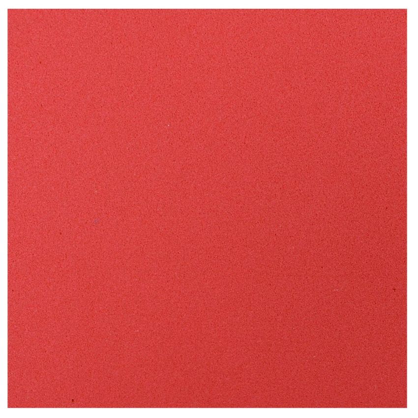 Folha de EVA Vermelho 40x60cm Make+ pacote com 10 unidades