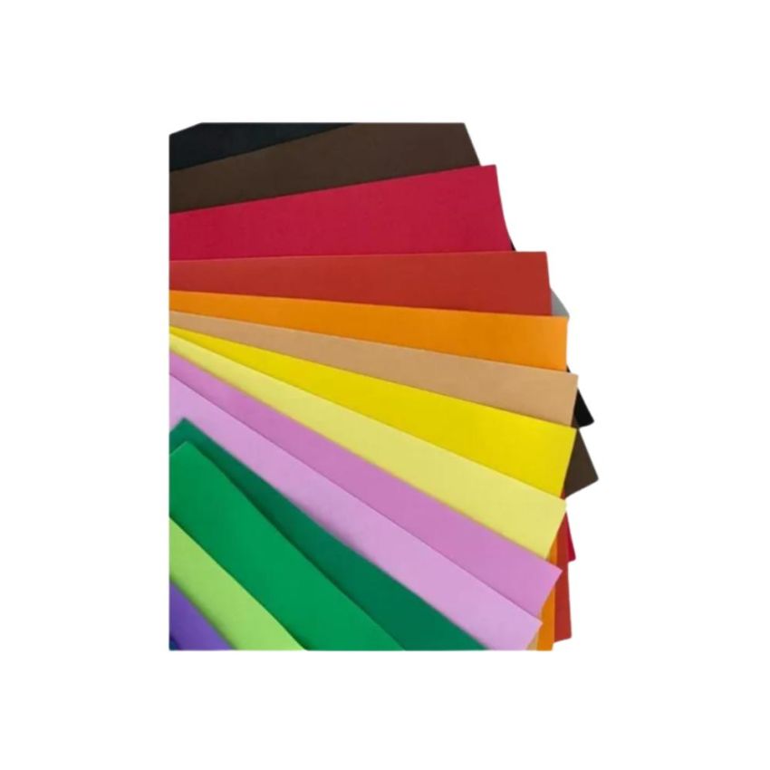 Pacote de folha de EVA com 10 cores sortidas 40x60cm Make+