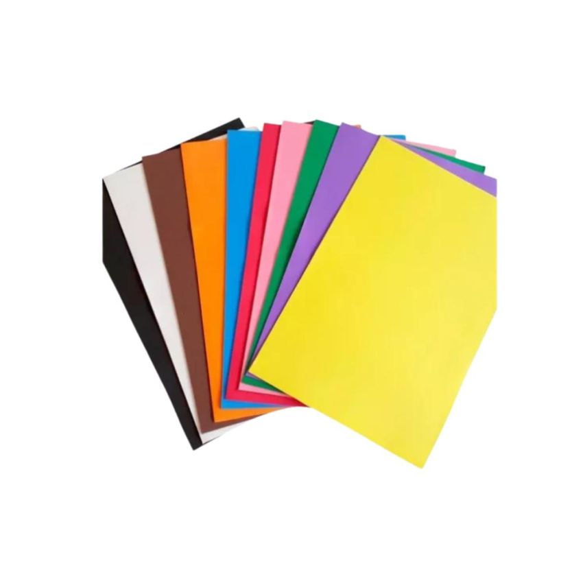 Pacote de folha de EVA com 10 cores sortidas 40x60cm Make+