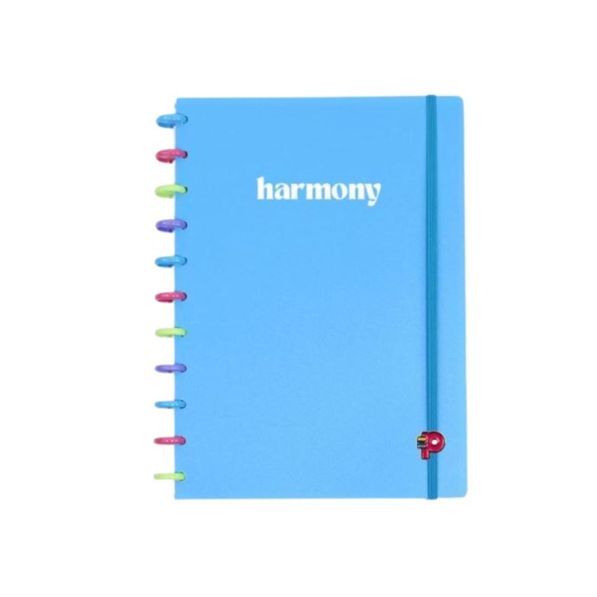 Caderno Colorful Harmony Grande 80fls Pop Disc