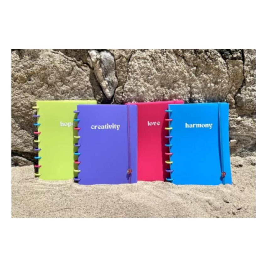 Caderno Colorful Harmony Grande 80fls Pop Disc