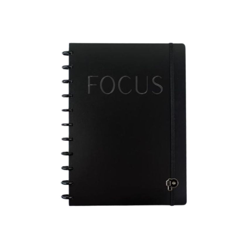 Caderno Focus Black Grande 80fls Pop Disc