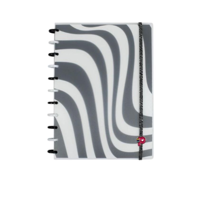Caderno Decor P&b Grande 80fls Pop Disc