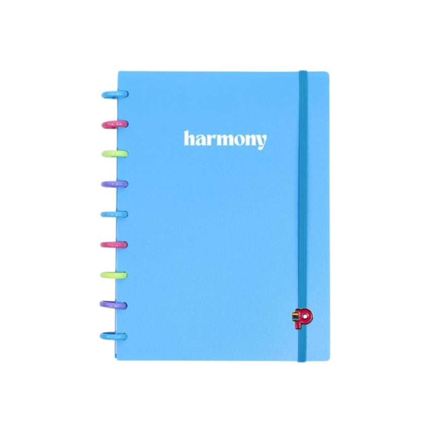 Caderno Colorful Harmony Medio 80fls Pop Disc