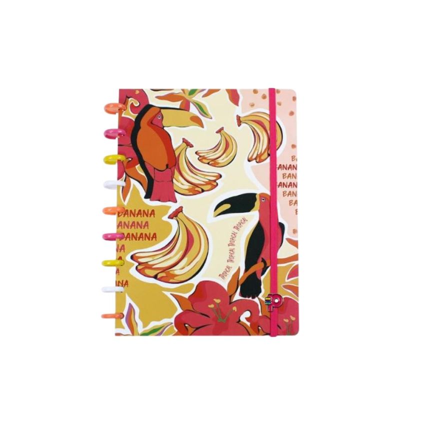 Caderno Tropical Tucano Medio 80fls Pop Disc