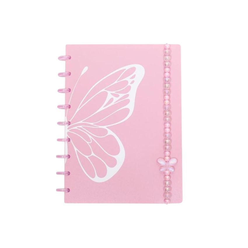 Caderno Fairy Tail Rosa Medio 80fls Pop Disc