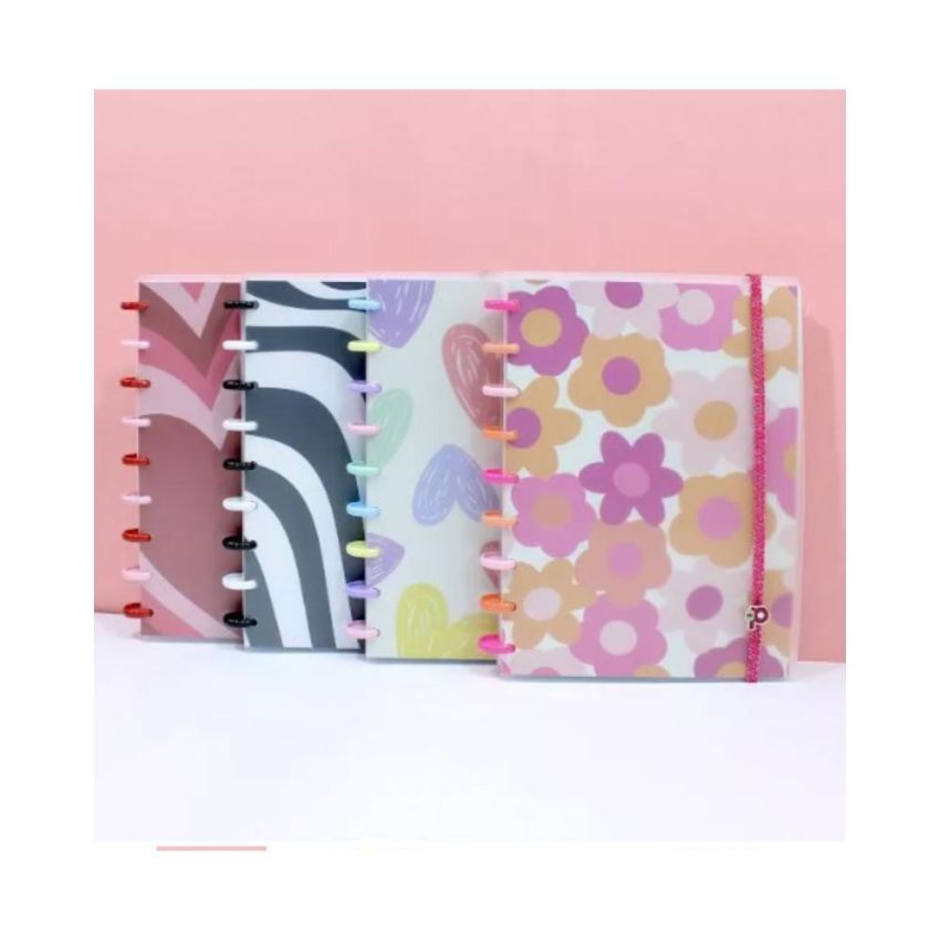 Caderno Decor P&b Medio 80fls Pop Disc