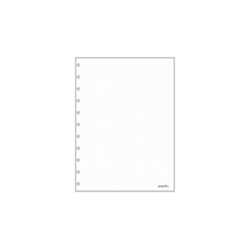 Refil Quadriculado Grande C/50fls 90g Pop Disc