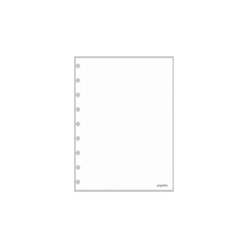Refil Pontilhado Medio C/50fls 90g Pop Disc