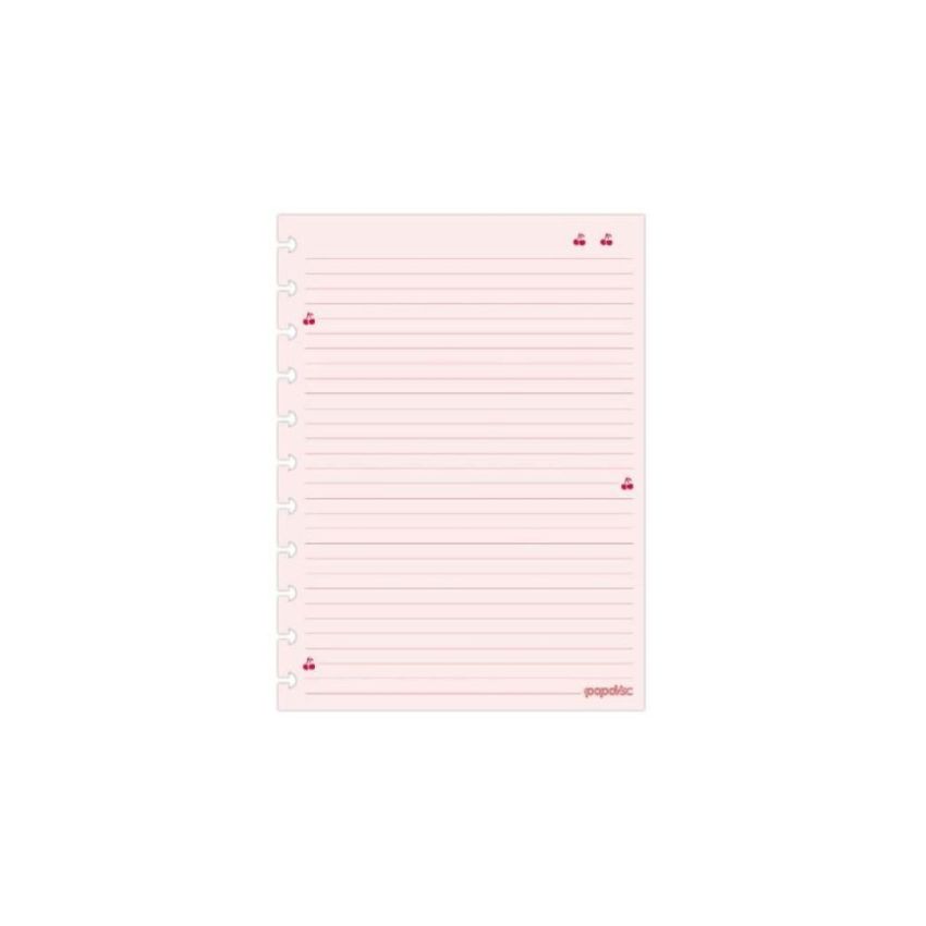 Refil Decorado Cereja Medio C/50fls 90g Pop Disc