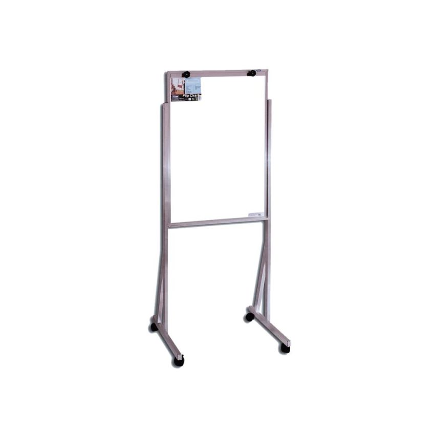 Flip Chart Luxo Magnetico c/ Rodizios 100x70cm Cortiarte