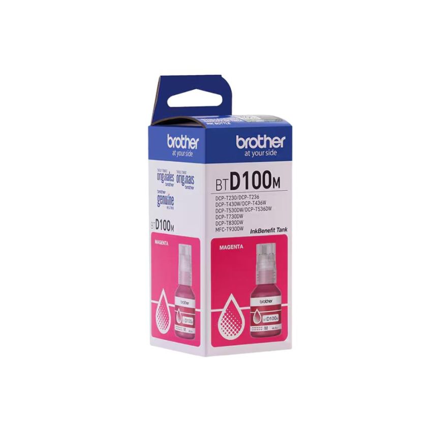 Garrafa de Tinta Magenta Btd100m  Brother