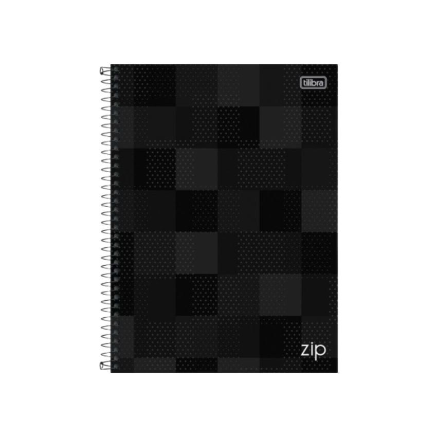 Kit 4 Cadernos Zip Sortido 80 folhas + 1 Agenda Napoli 2025