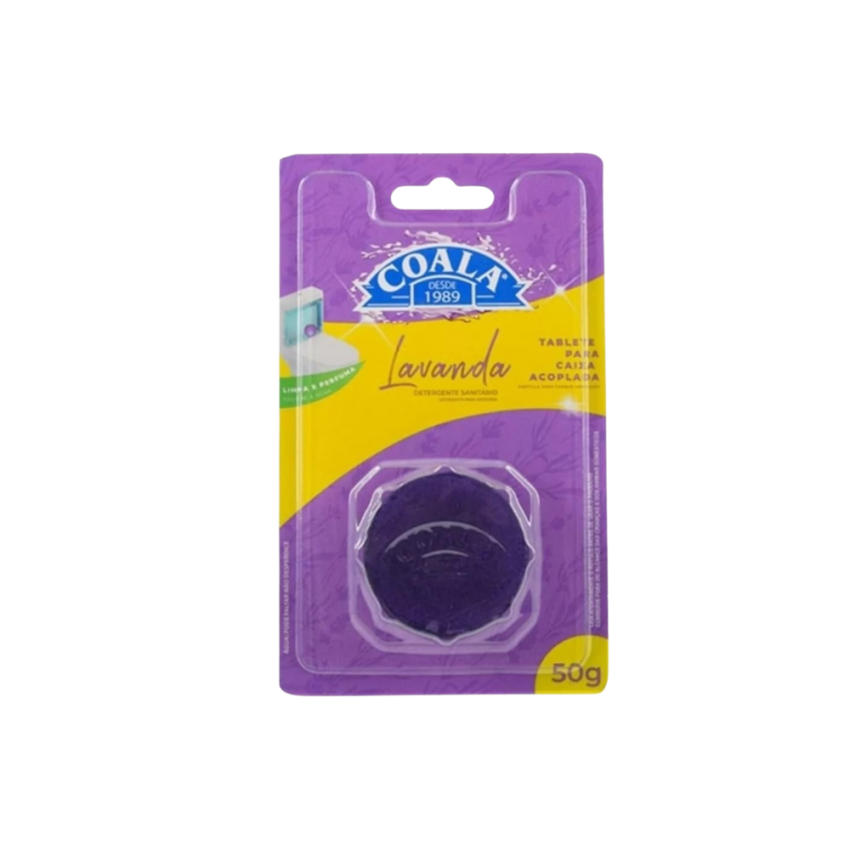 Tablete Caixa Acoplada Lavanda 50g Coala