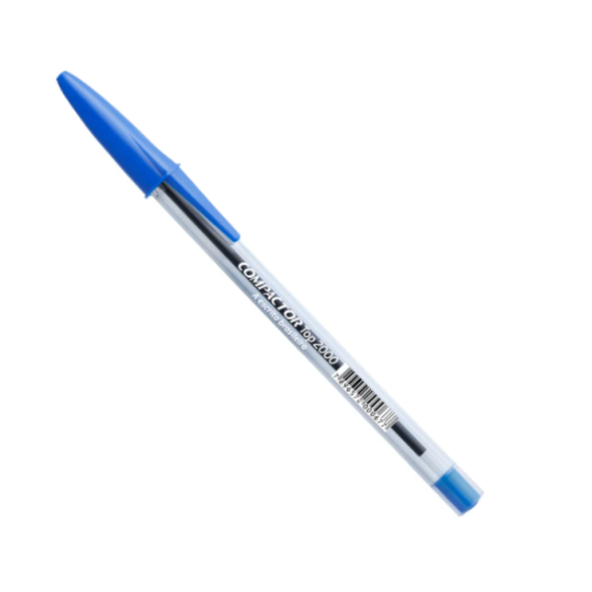 Caneta Esferografica Top 2000 Azul Ref 852  Compactor