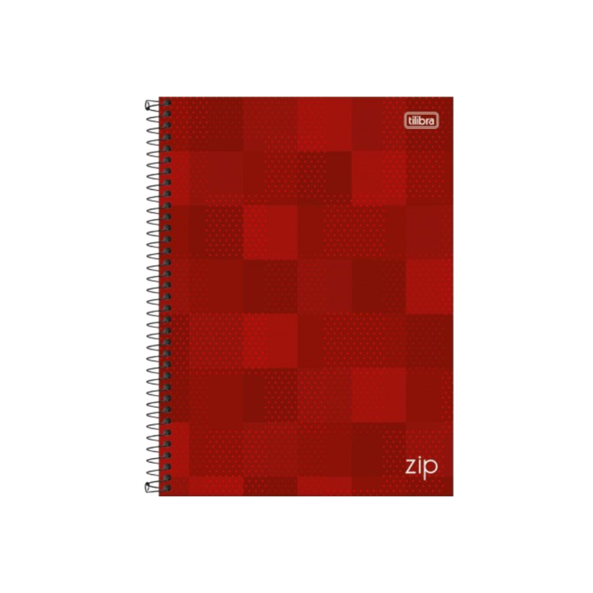 Kit 4 Cadernos Zip Sortido 80 folhas + 1 Agenda Napoli 2025