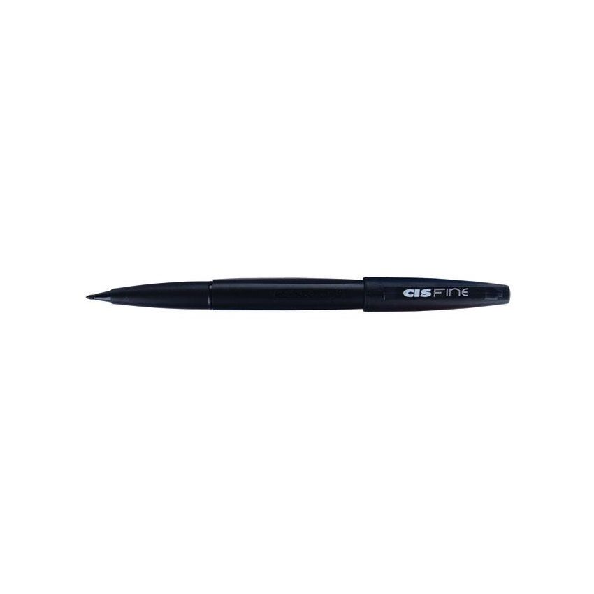 Caneta Hidrografica Cis Fine Porosa Preto 1.0mm   Cis