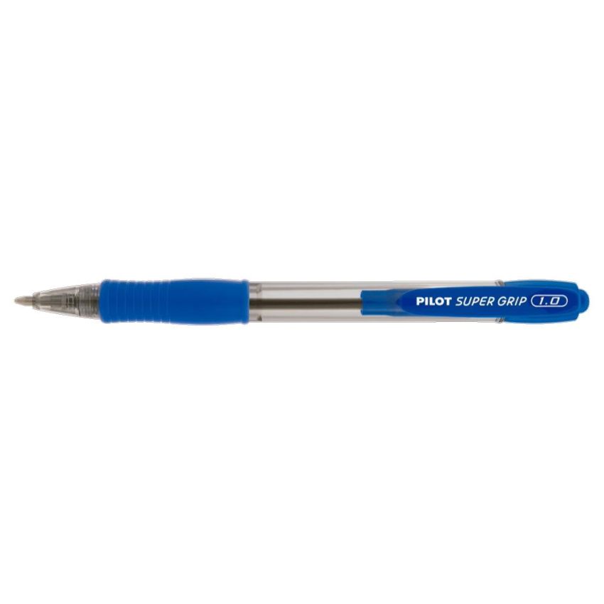 Caneta Esferografica Bps Super Grip Retratil 1.0 Azul Pilot