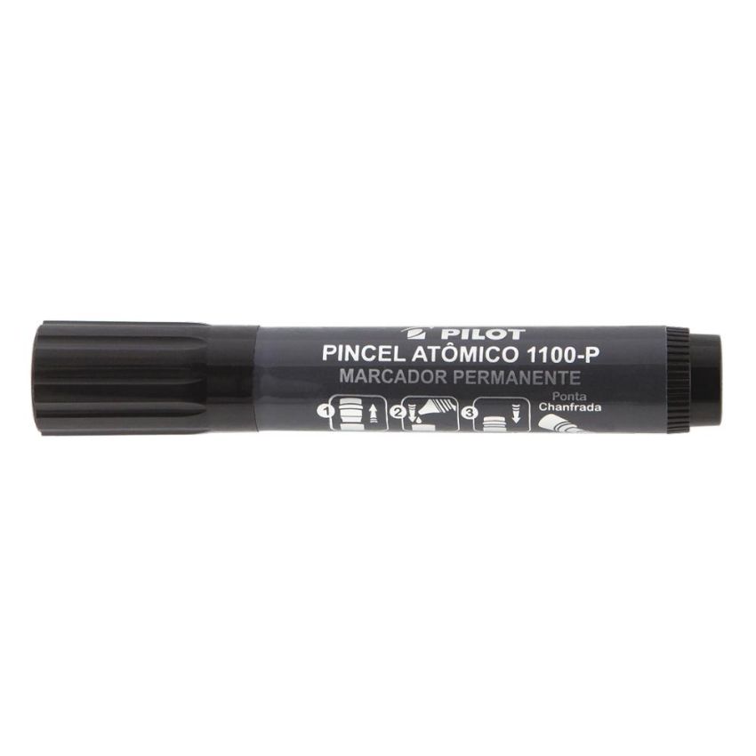 Marcador Pincel Atomico 1100p Preto Pilot