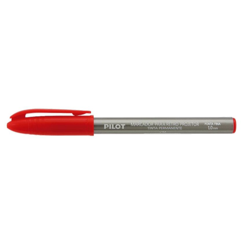 Caneta Retro Projetor 1mm Vermelho Pilot