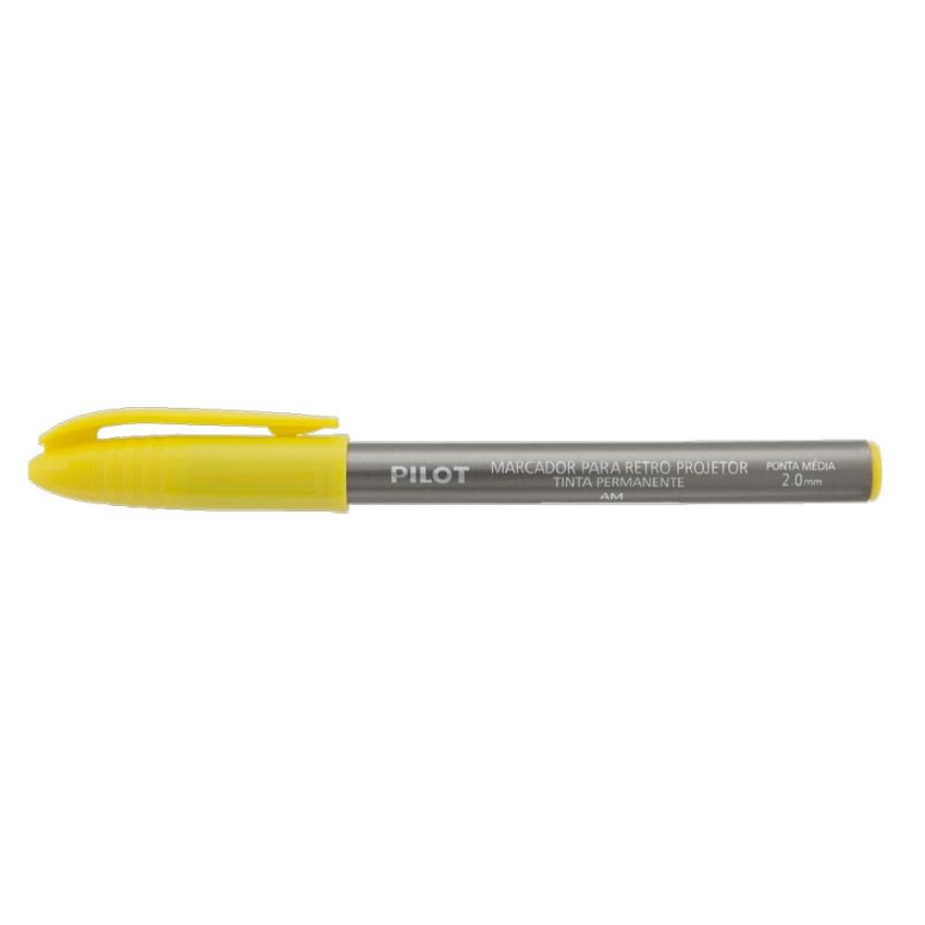 Caneta Retro Projetor 2mm Amarelo Pilot