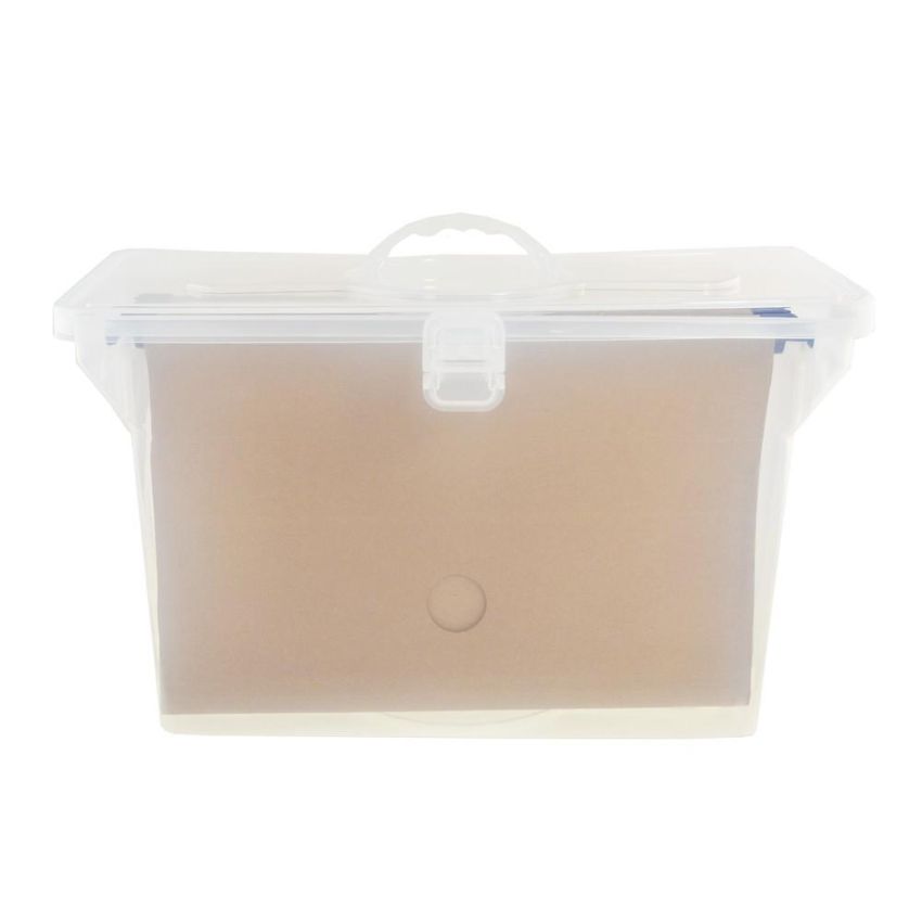 Maleta Arquivo Empilhavel Cristal C/6 Pastas Suspensas Kraft 0332h Dello