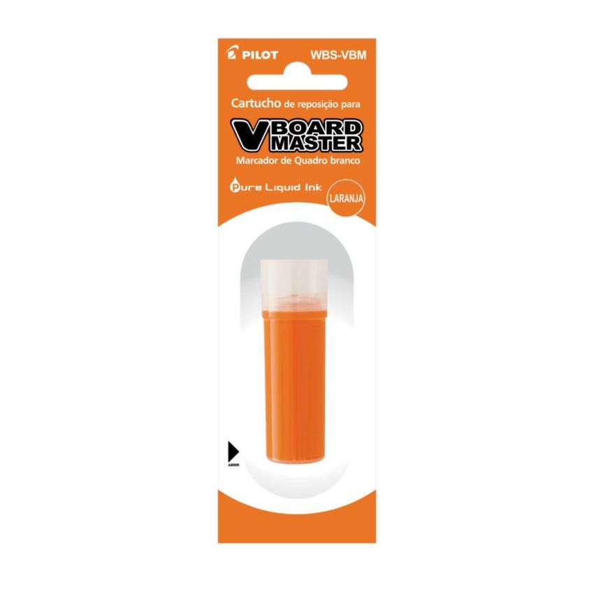 Tinta Refil p/ Marcador de Quadro Branco Wbs/vmb 5,5ml Laranja Pilot