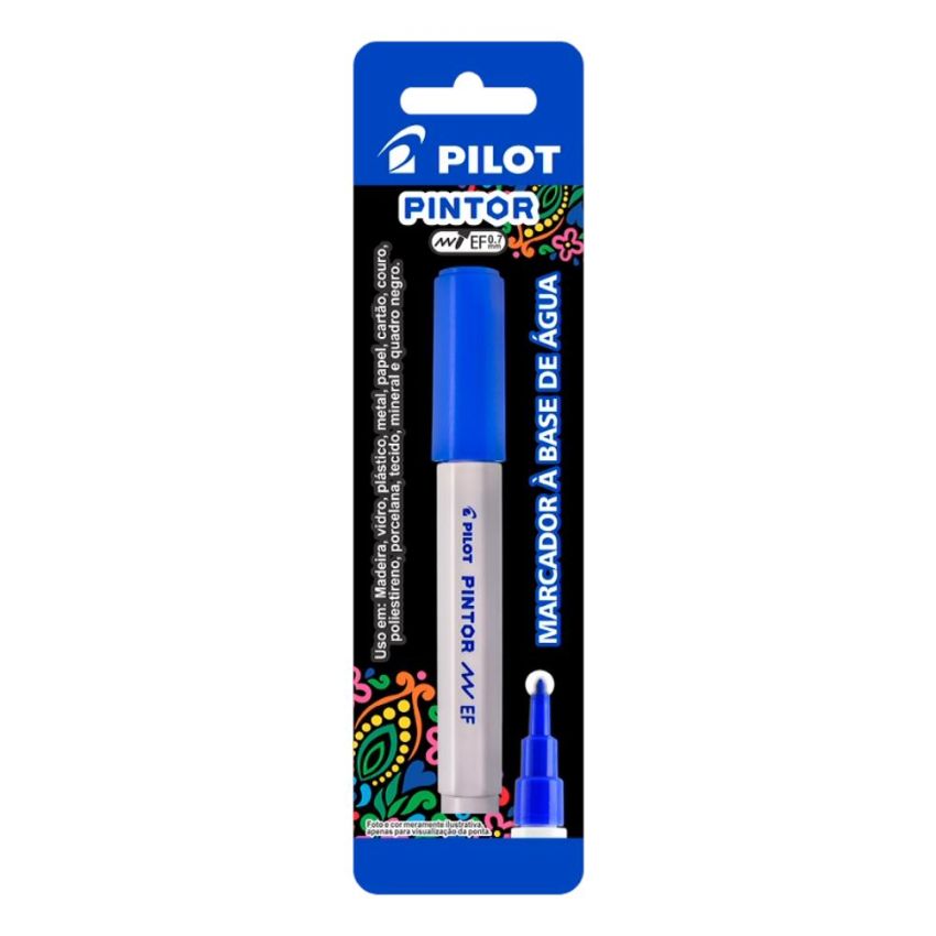 Marcador Sw-pt-ef Azul Pintor ef 0.7 mm Pilot