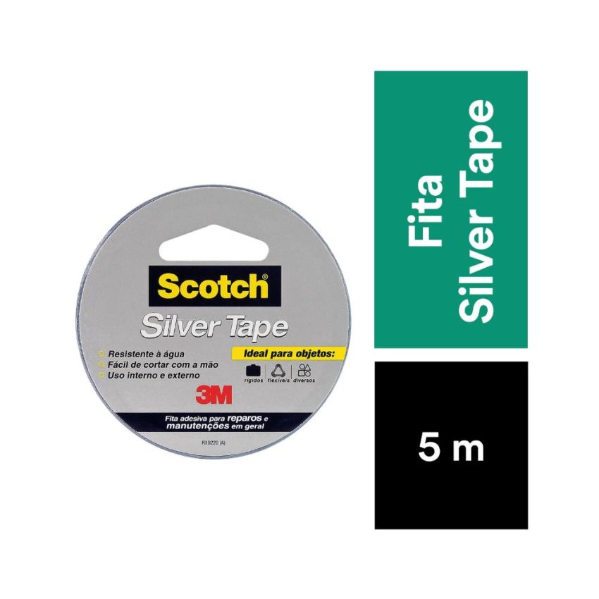 Fita Adesiva Silver Tape 45mmx5m 3939c 3m