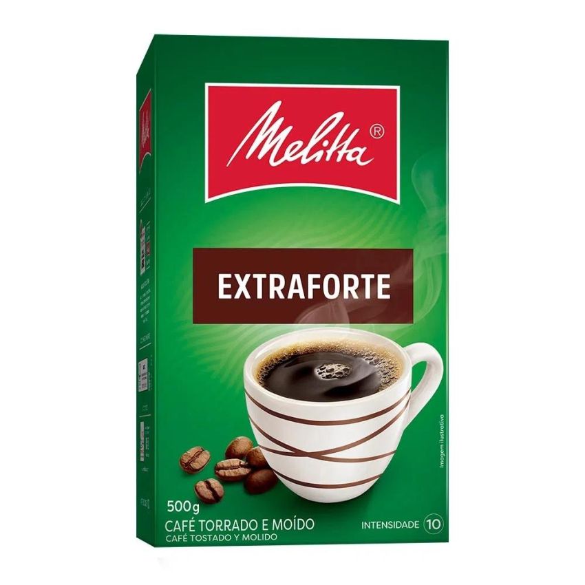 Cafe Torrado e Moido a Vacuo Extraforte 500g Melitta