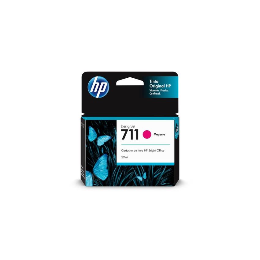 Cartucho de Tinta Original hp 711 Magenta Ref Cz131ab hp