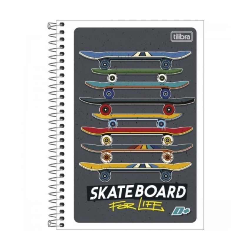 Caderno Espiral 1/4 d+ Capa Flexivel 96 Fls 114766  Tilibra