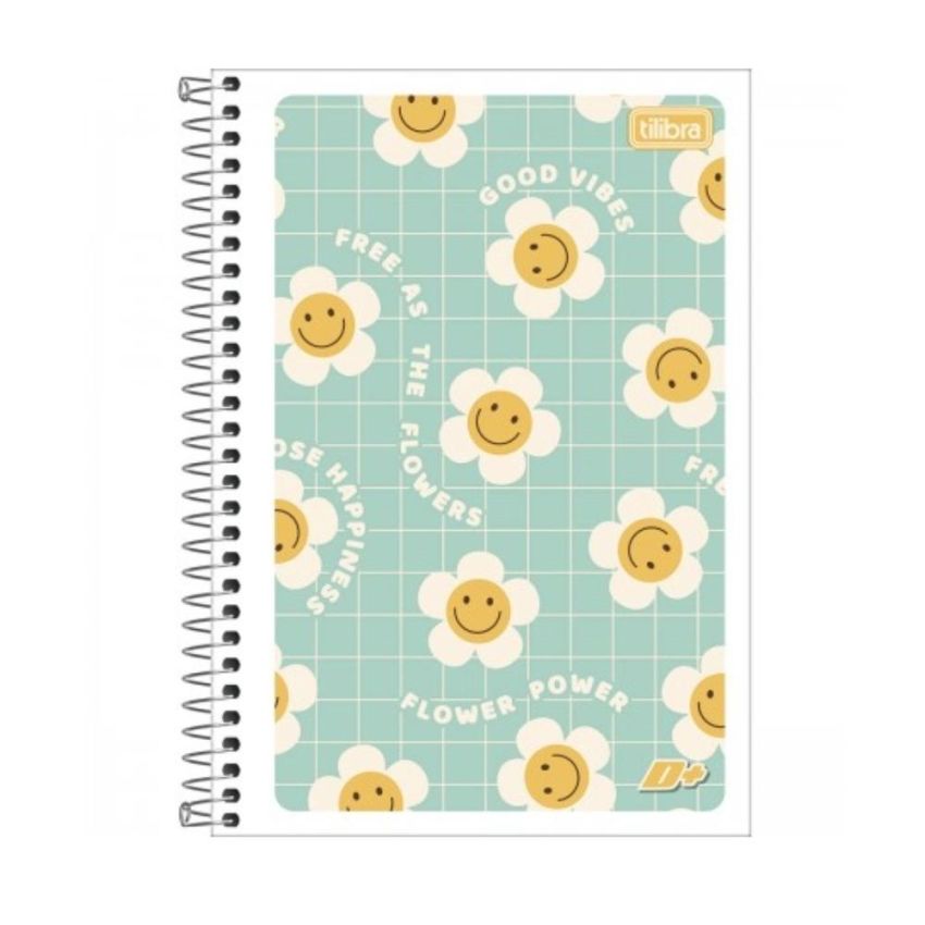 Caderno Espiral 1/4 d+ Capa Flexivel 96 Fls 114766  Tilibra
