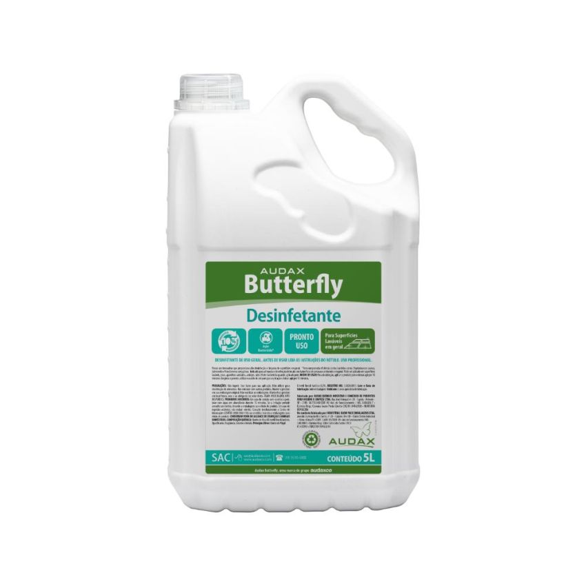Desinfetante Floral Pronto Uso Butterfly 5l 104118 Audax