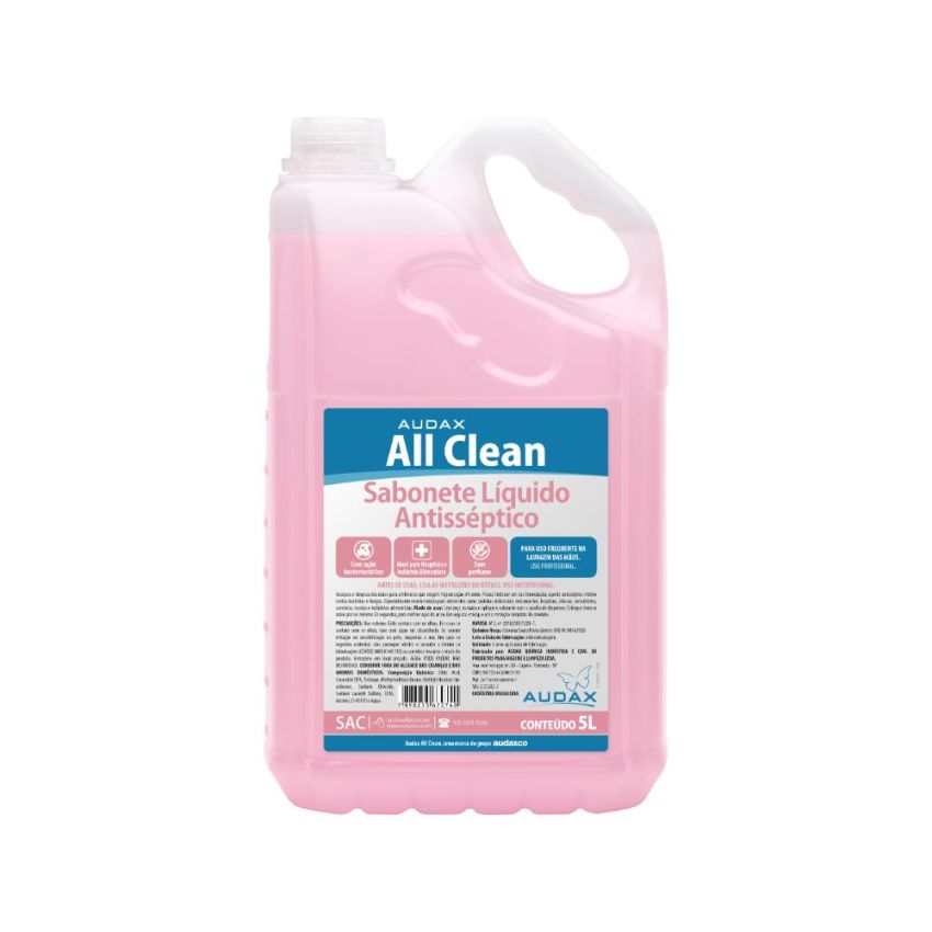 Sabonete Antisseptico All Clean 5l 111149 Audax
