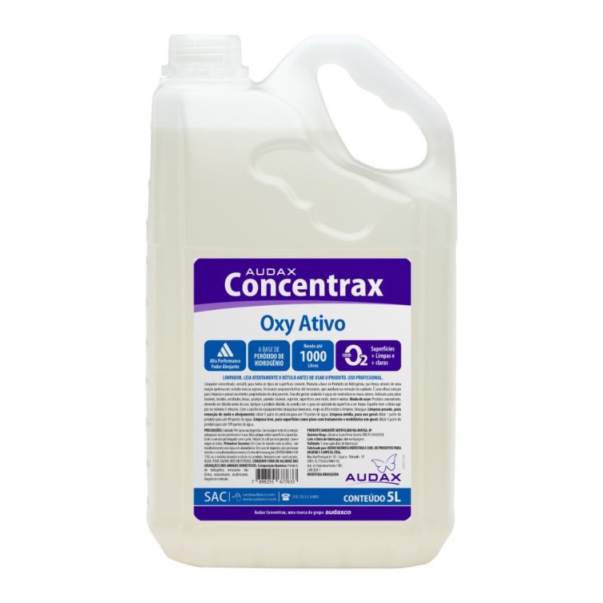 Limpador Peroxido Oxy Ativo Concentrax 5l 109145 Audax