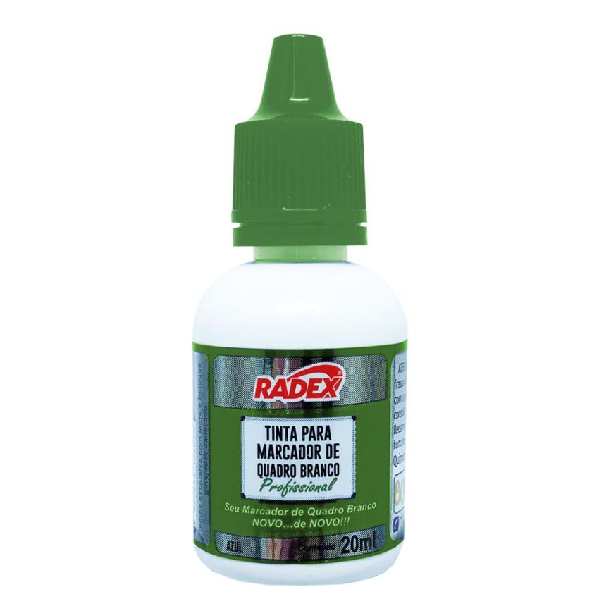 Tinta P/marcador Quadro Branco 20ml Verde Tmqb20  Radex