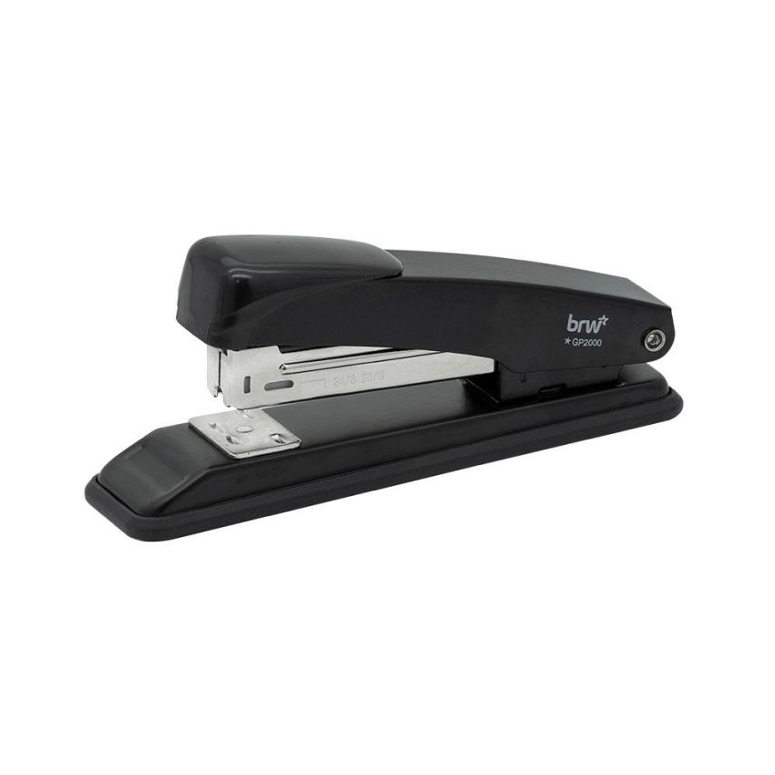 Grampeador de Metal P/20 Folhas c/ Base 14cm Gp2000 Brw