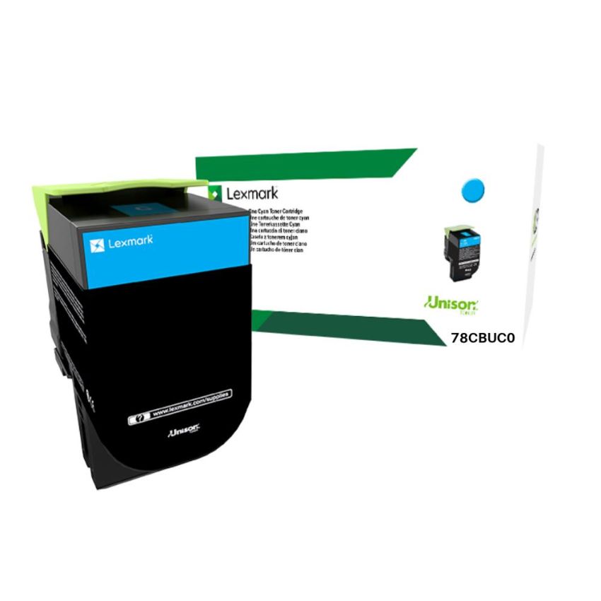 Toner 78cbuc0 Ciano Lexmark