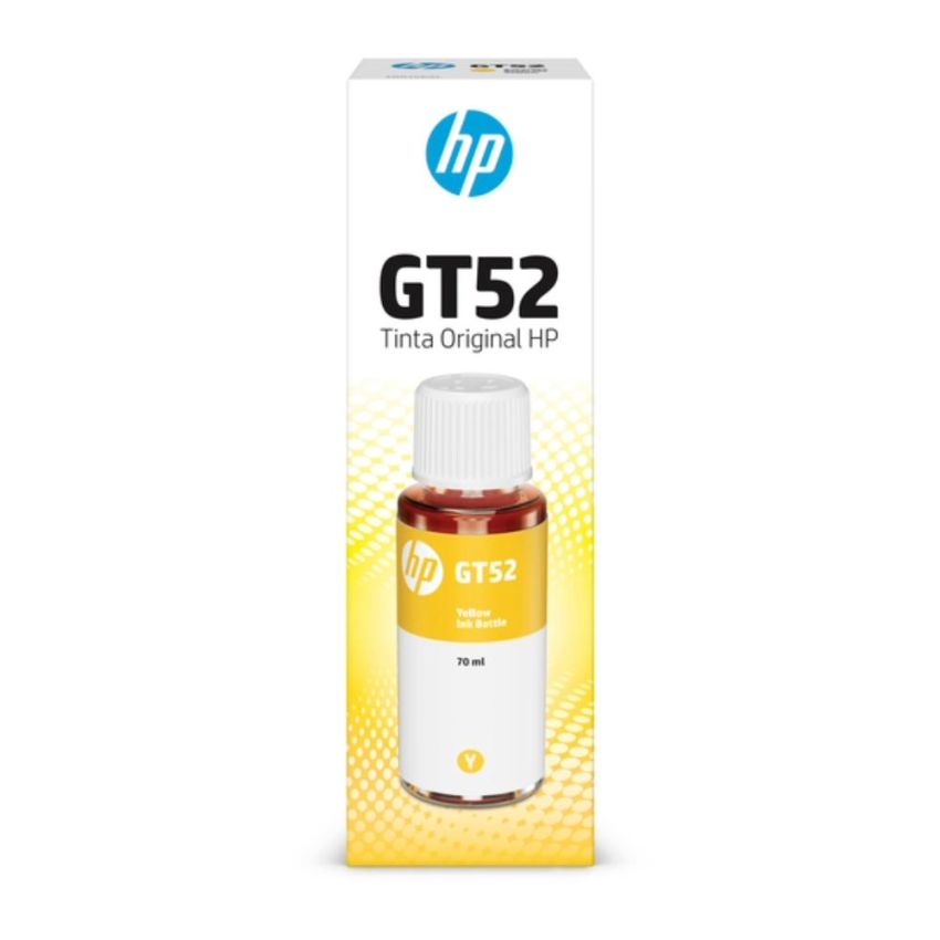 Garrafa de Tinta Original hp Gt52 Amarelo M0h56al hp
