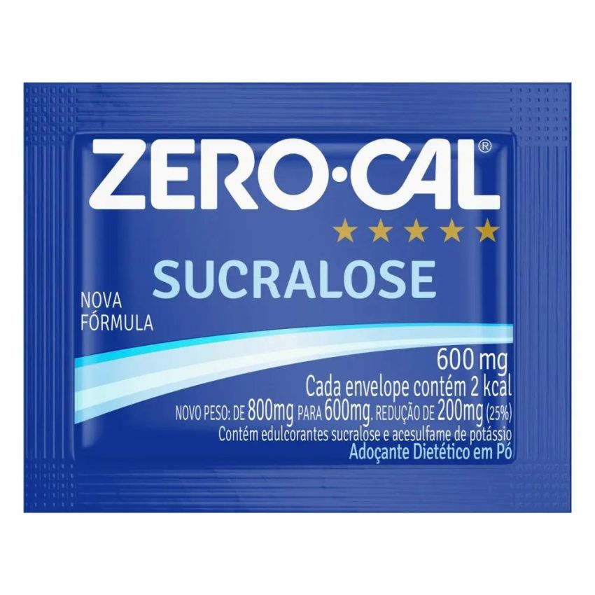 Adocante Sucralose c/ 1000 Und 0,6g Sache Zero Cal