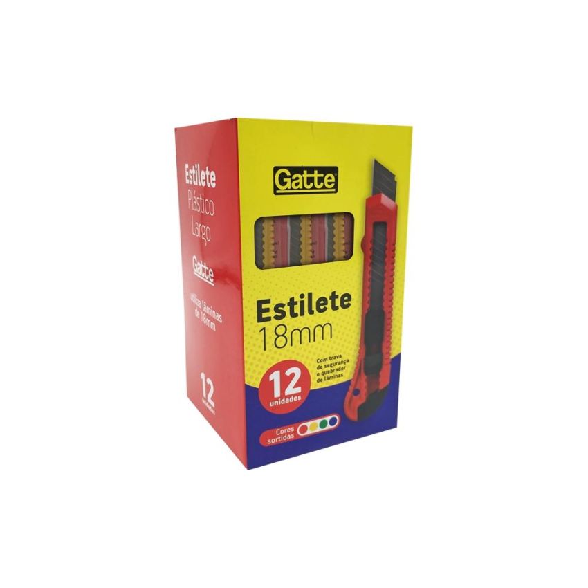 Estilete Plastico Largo 11001 Gatte