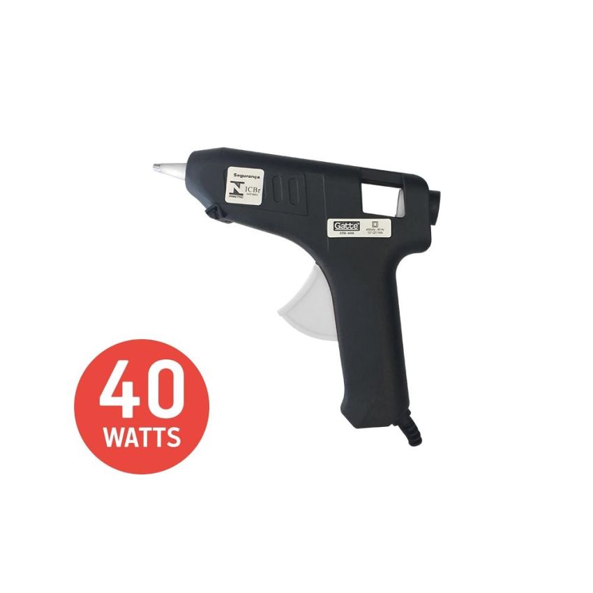 Aplicador de Cola Quente Grande 40w 4008 Gatte