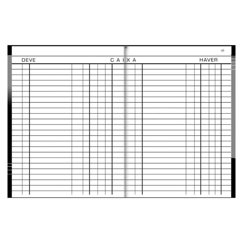 Livro Caixa 1/4 5151-6 100fl  Sao Domingos