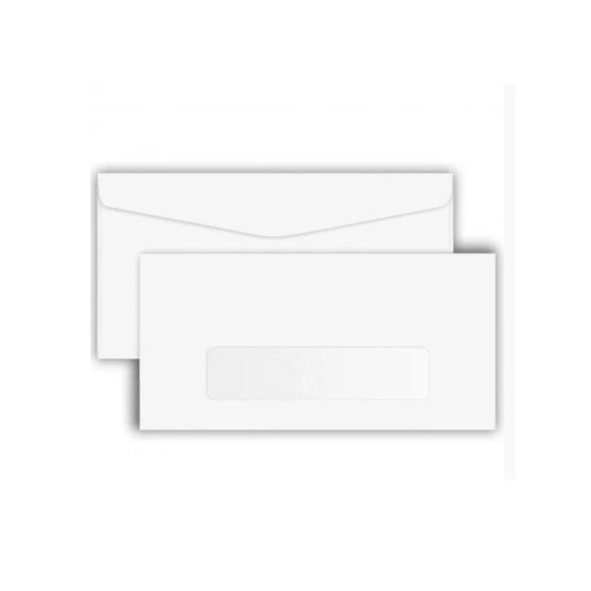 Envelope Pop Janela Branco 114x229mm 75gr C/50 Unid Cof248 Scrity