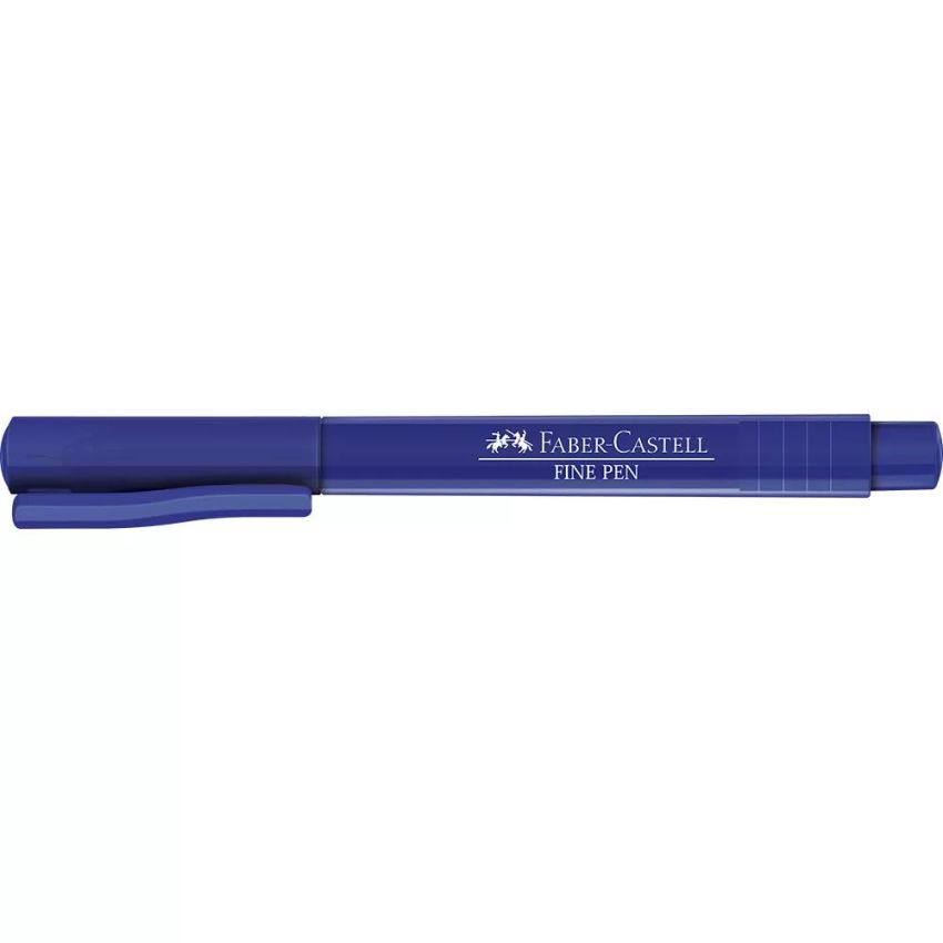 Caneta Hidrografica Finepen Fpb/azzf Azul 0,4mm  Faber