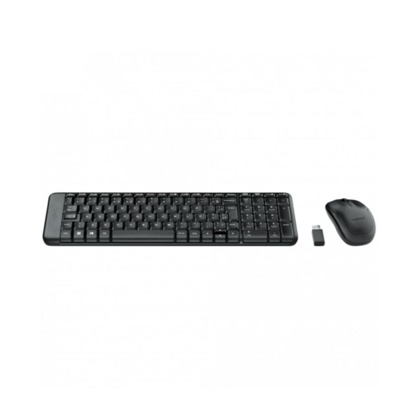 Kit Teclado + Mouse S/fio Usb Mk220 Preto Logitech