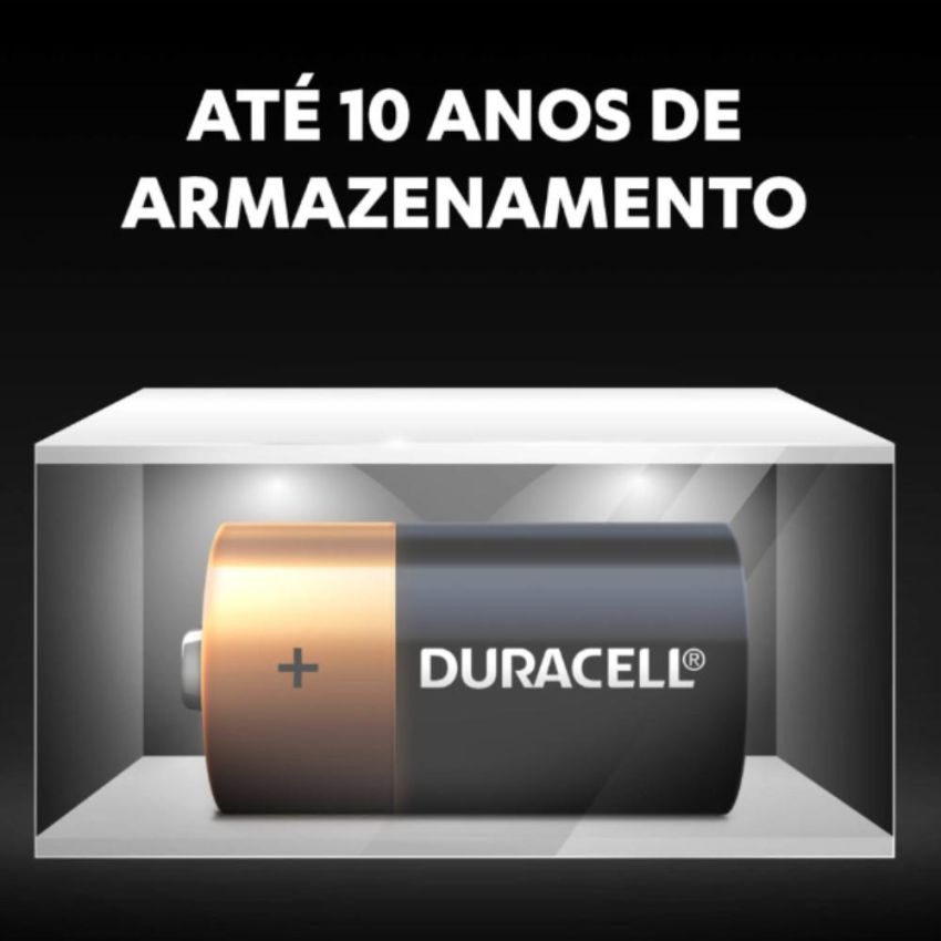 Pilha Alcalina Media c 2 Unid Duracell